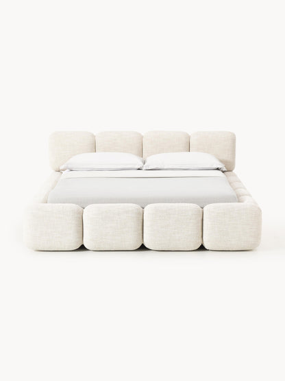 Taylenza Bouclé Upholstered Bed