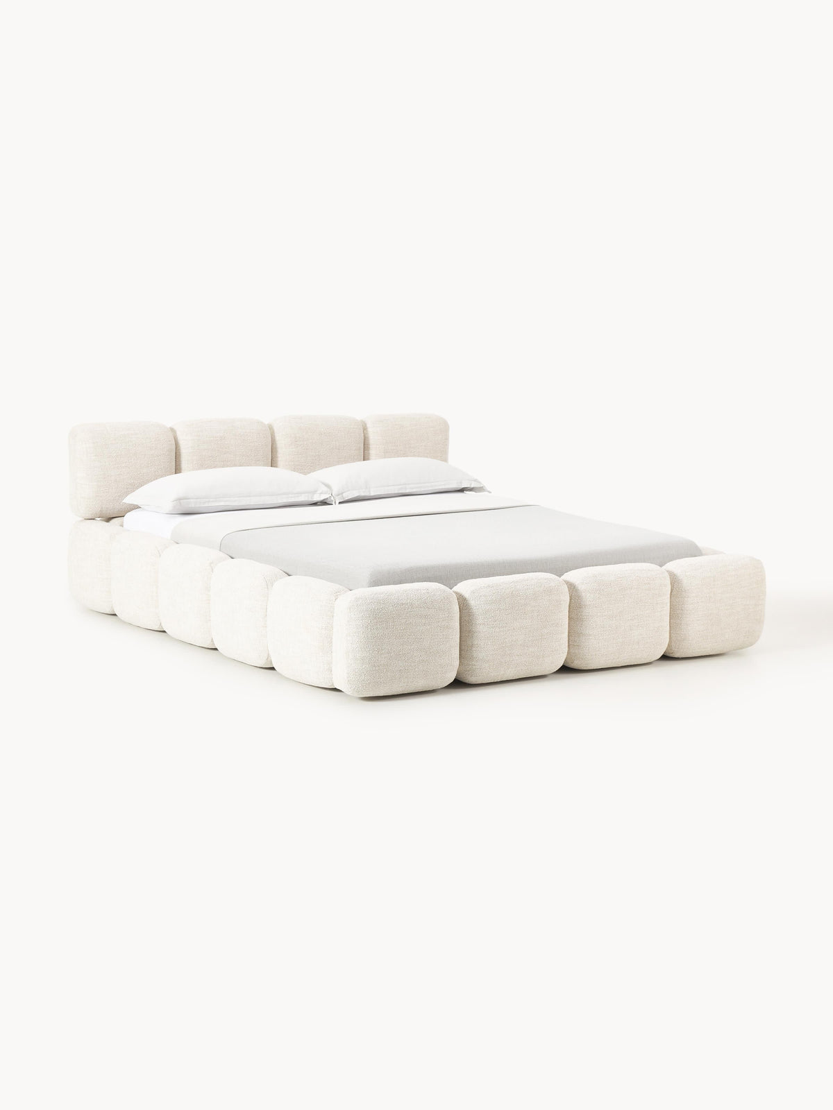 Taylenza Bouclé Upholstered Bed with Storage