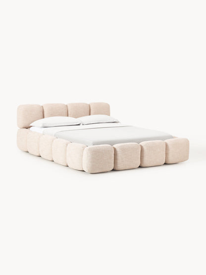 Taylenza Bouclé Upholstered Bed with Storage