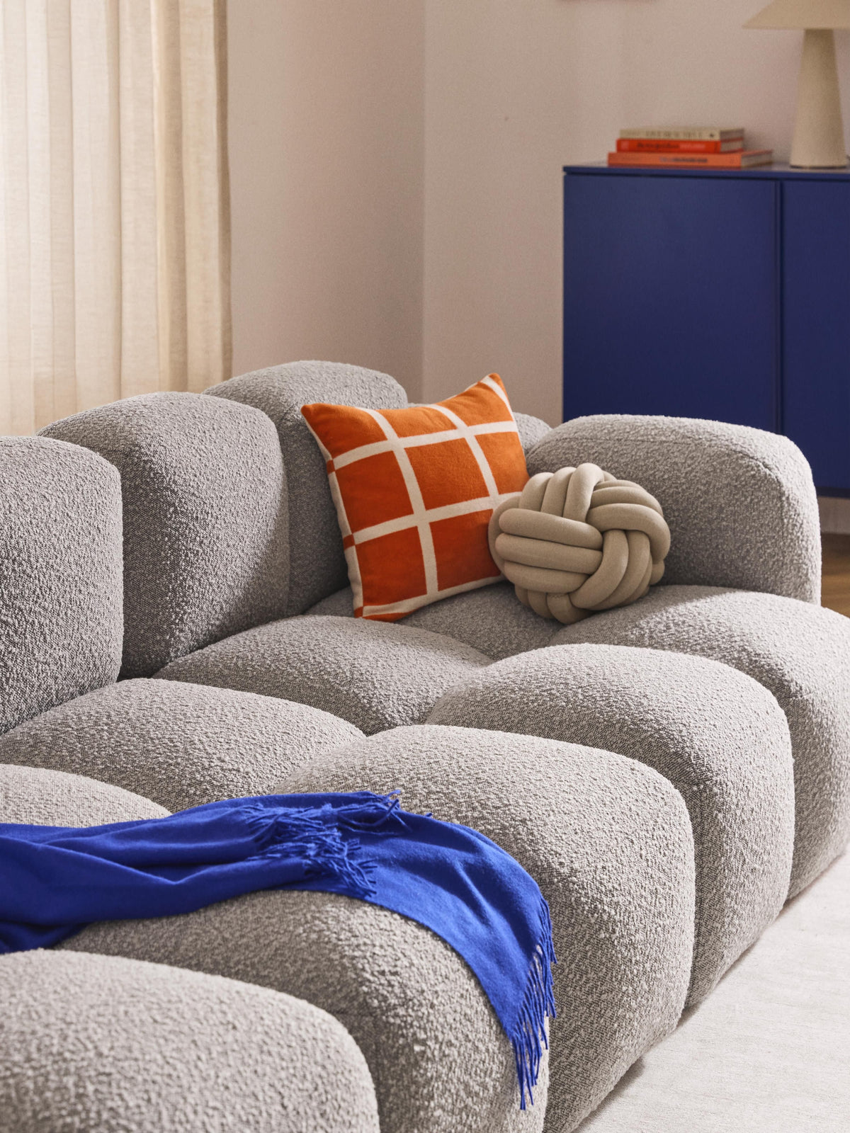 Taylenza Corner Module in Bouclé