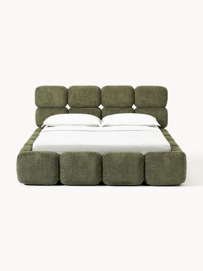 Taylenza Teddy Bouclé Upholstered Bed