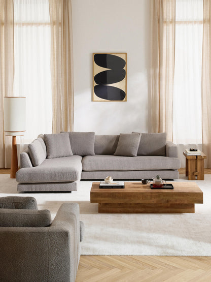 Triverno Corner Sofa in Bouclé