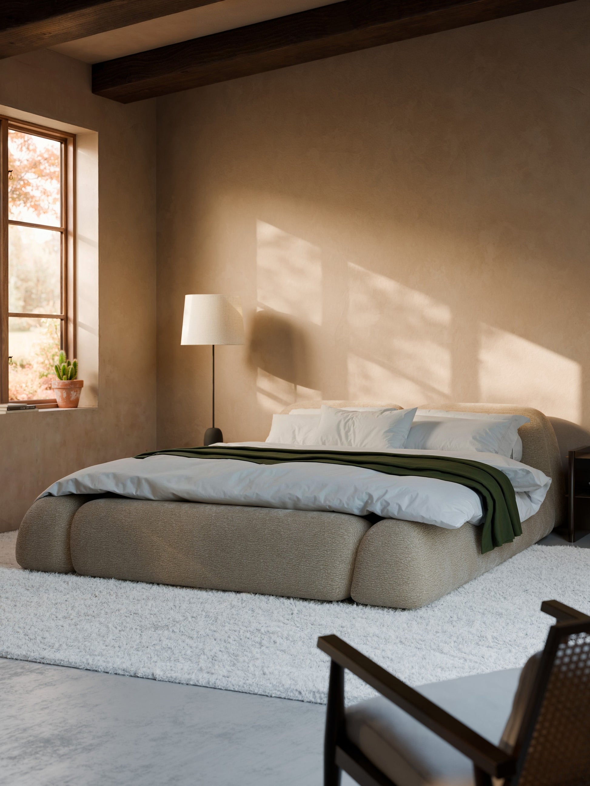 Wolzania Bed, Upholstered