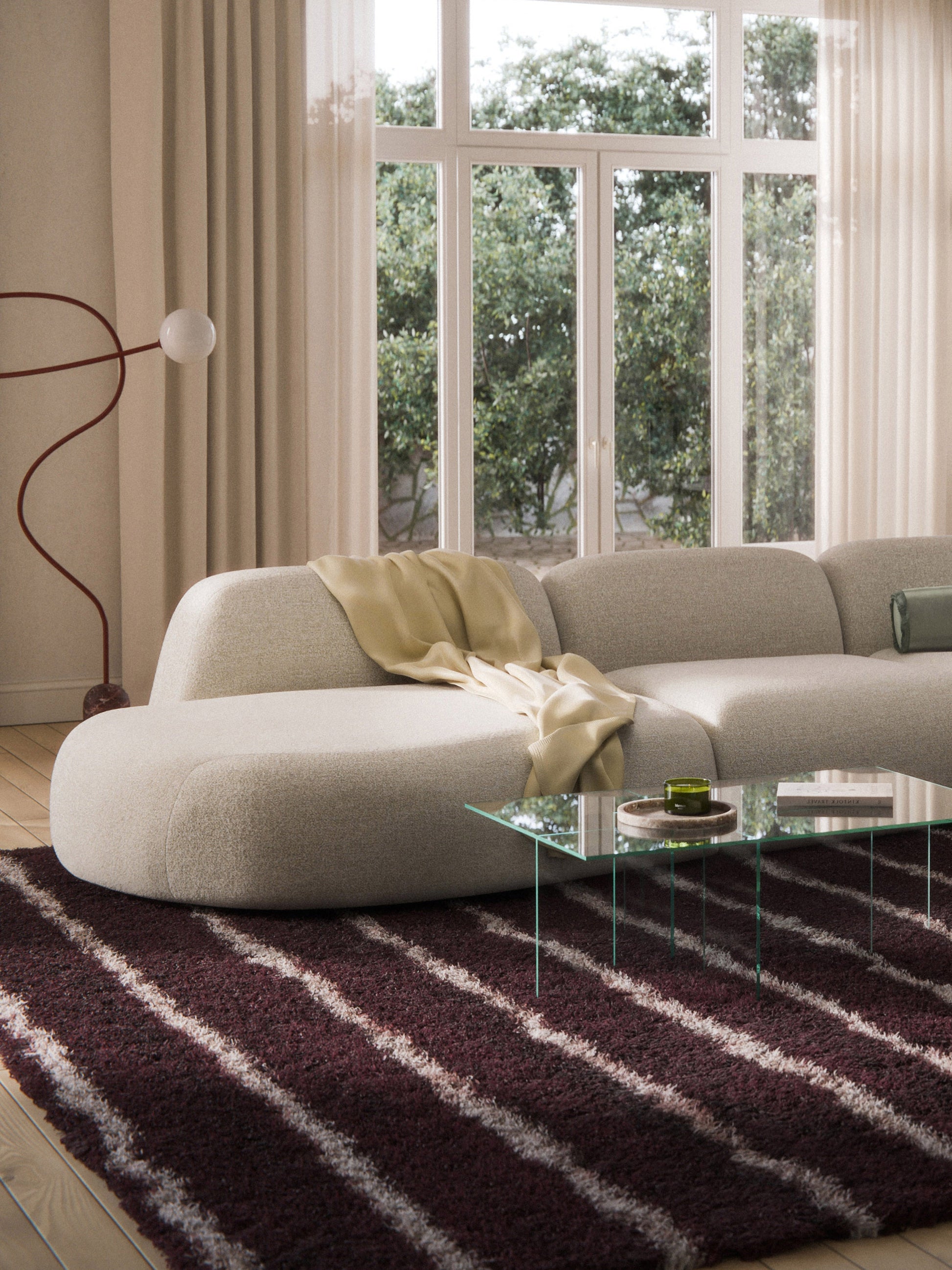 Wolzania Bouclé Chaise Module