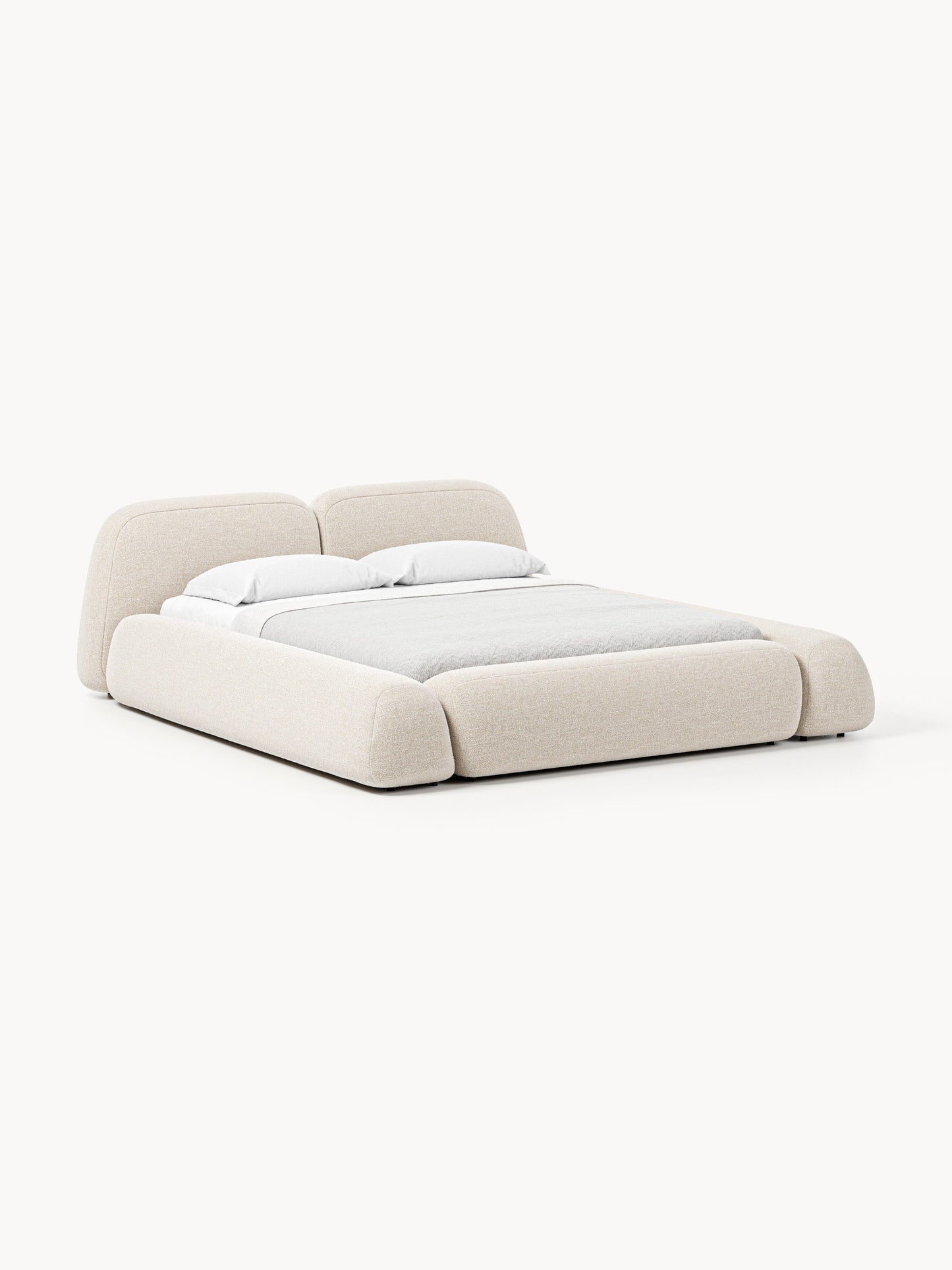 Wolzania Bouclé Upholstered Bed