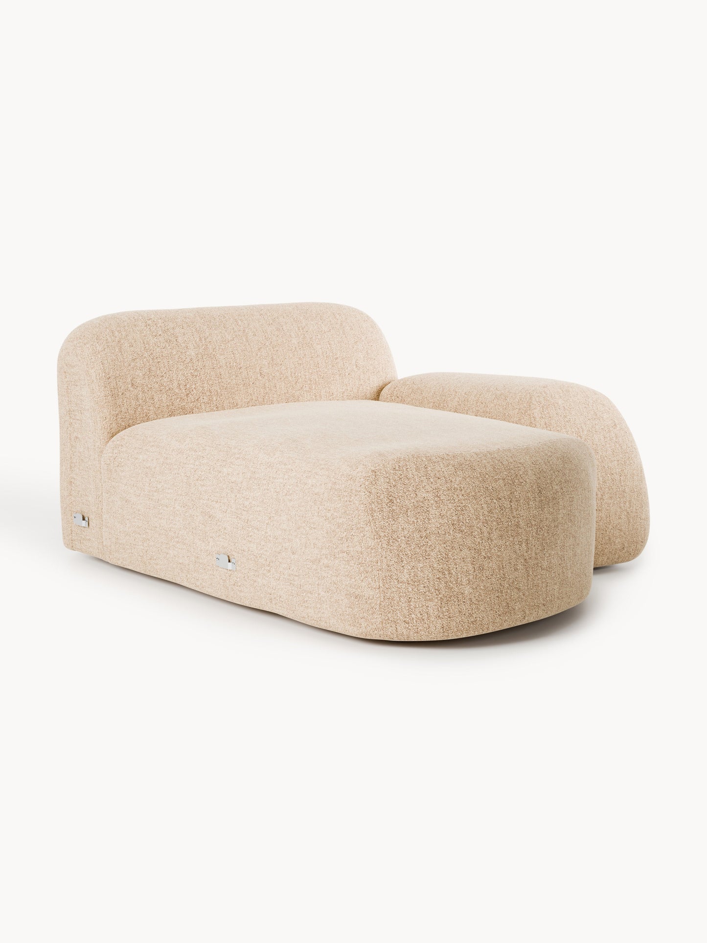 Wolzania Chaise Corner Module in Bouclé
