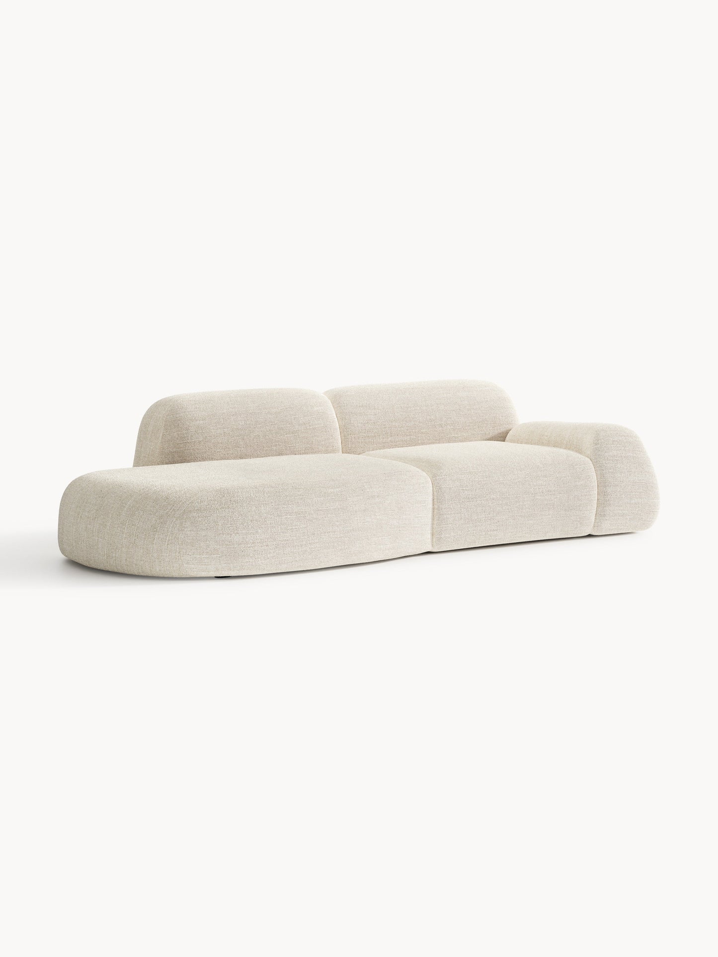 Wolzania Modular Chaise (3-Seater) in Bouclé