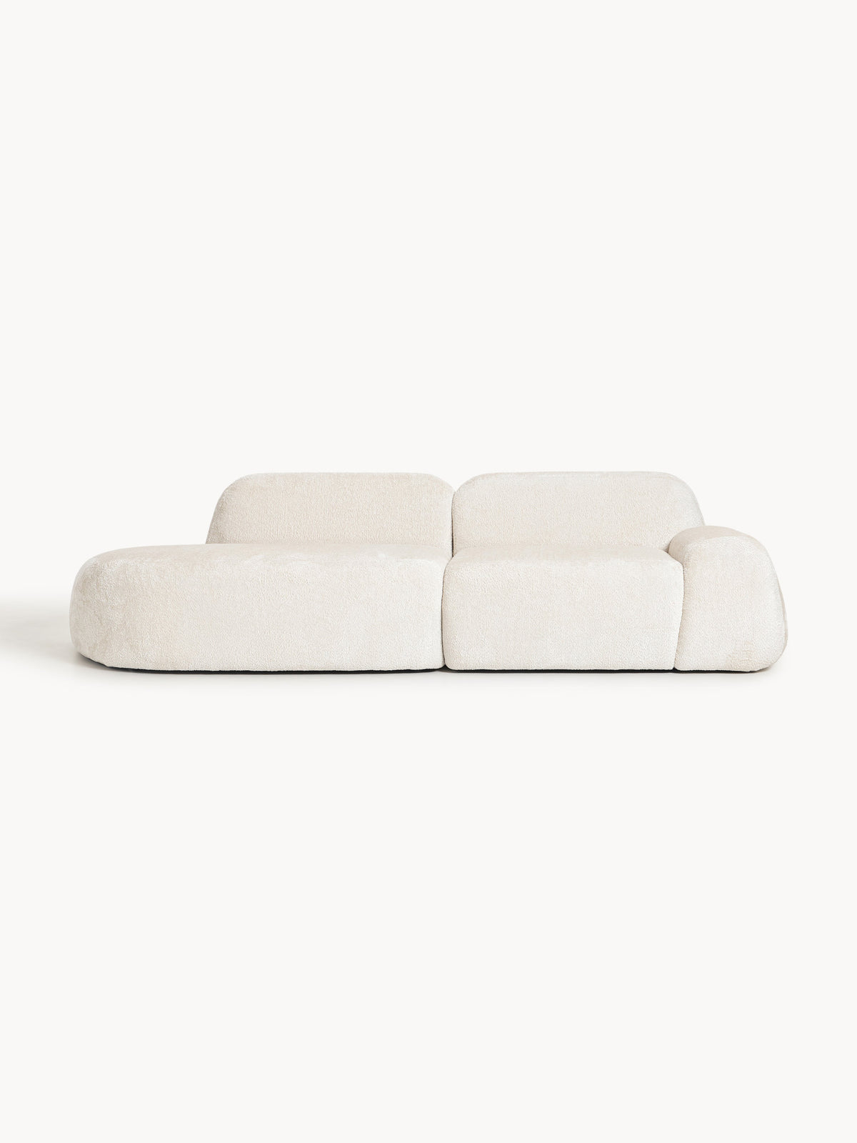 Wolzania Modular Chaise in Teddy Bouclé (3-Seater)