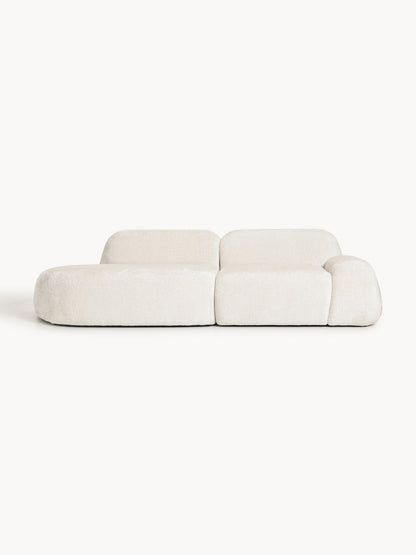 Wolzania Modular Chaise in Teddy Bouclé (3-Seater)