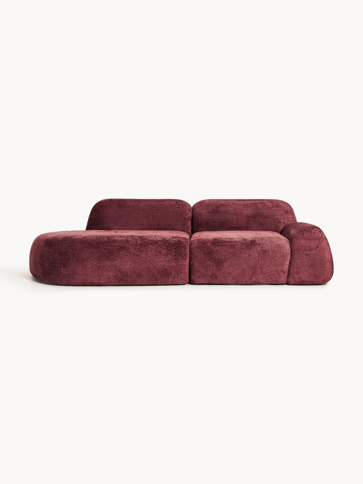 Wolzania Modular Chaise in Teddy Bouclé (3-Seater)