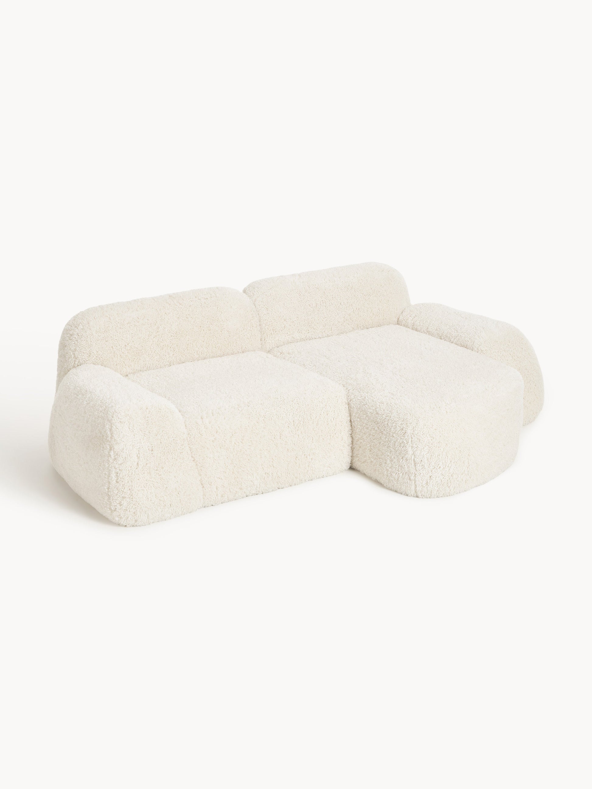 Wolzania Modular Corner Sofa (3-Seater) in Teddy