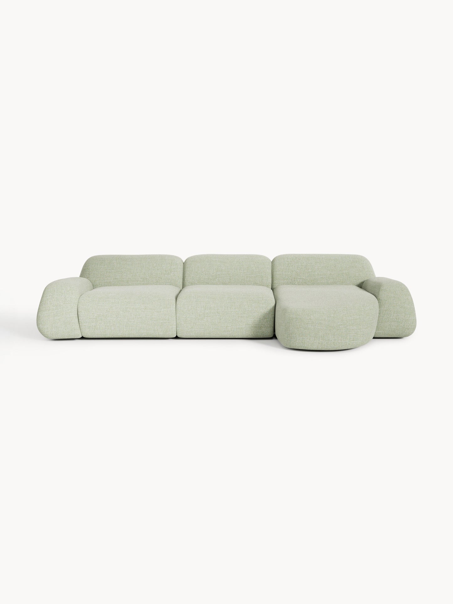Wolzania Modular Corner Sofa (4-Seater) in Bouclé