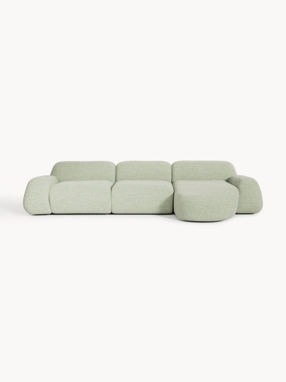 Wolzania Modular Corner Sofa (4-Seater) in Bouclé