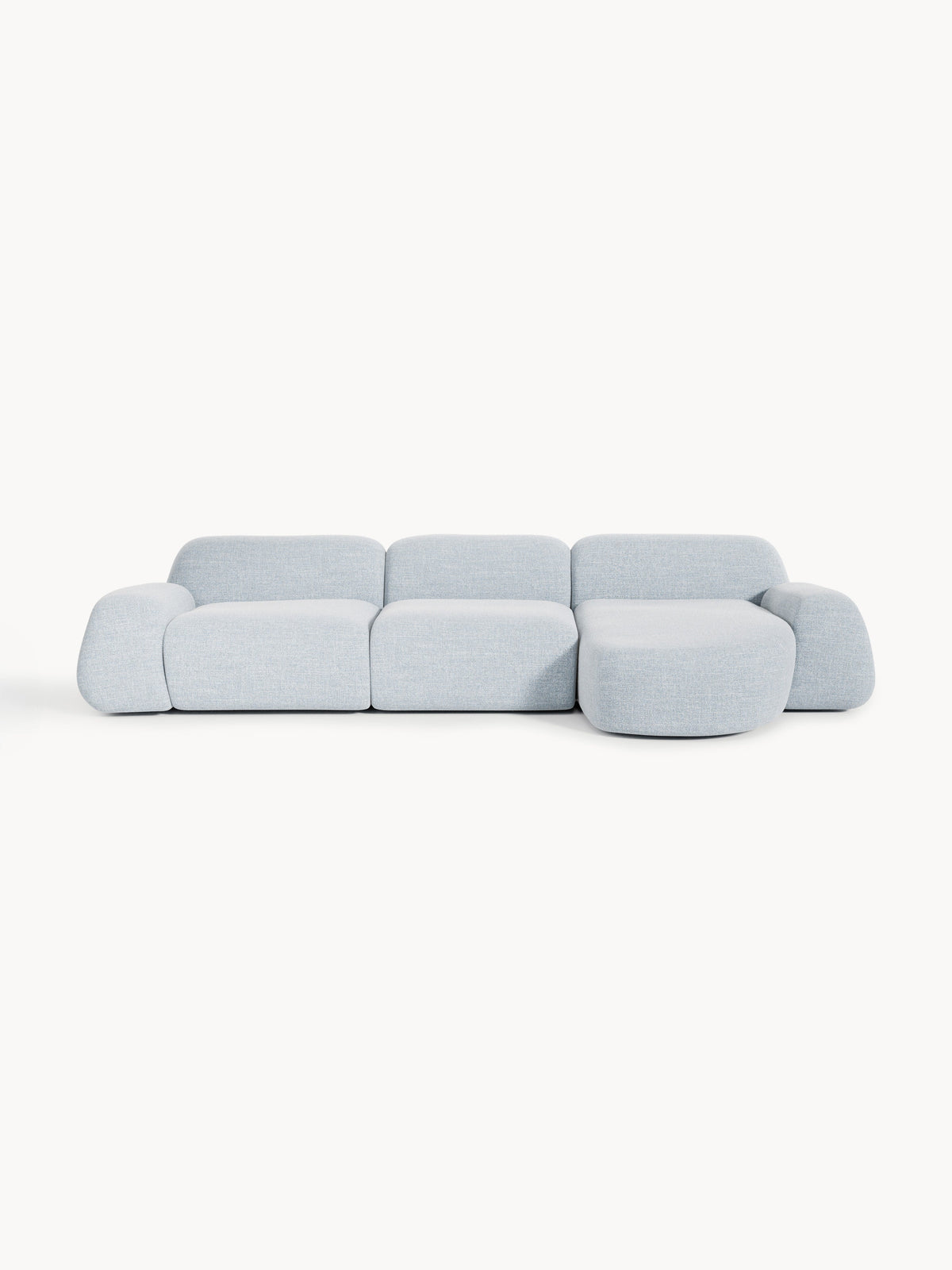 Wolzania Modular Corner Sofa (4-Seater) in Bouclé