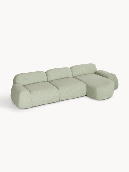 Wolzania Modular Corner Sofa (4-Seater) in Bouclé