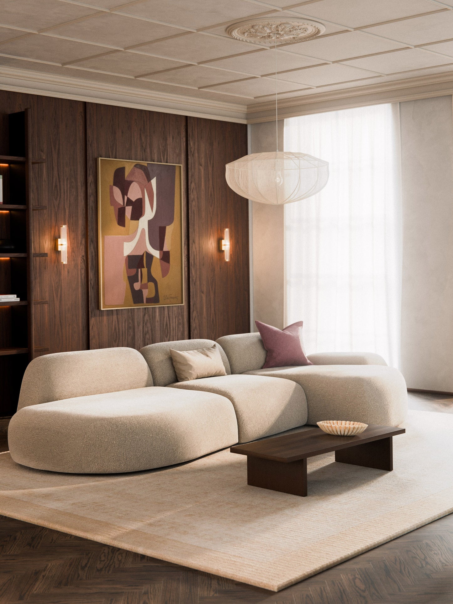 Wolzania Modular Corner Sofa (4-Seater) with Chaise Longue