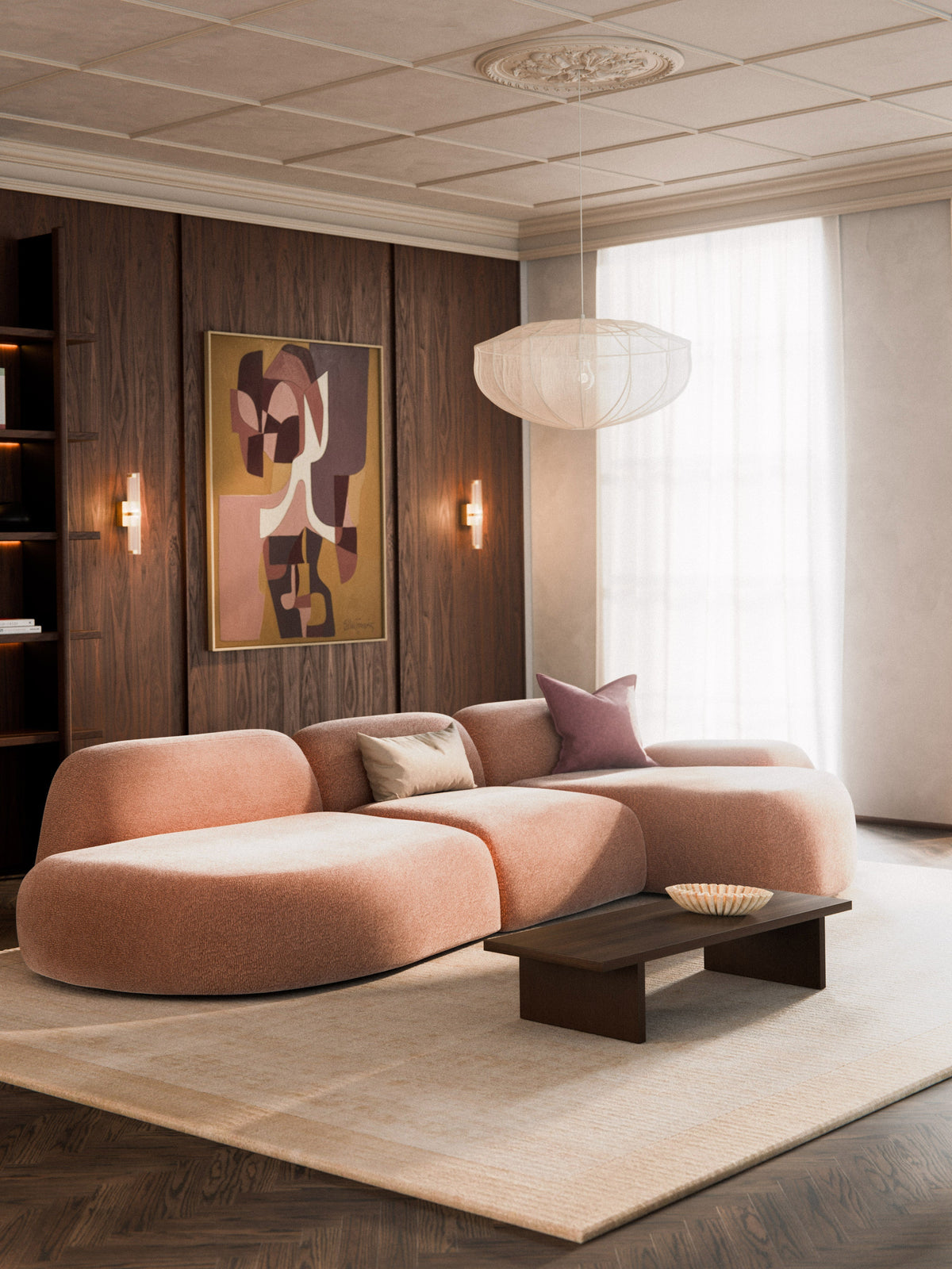 Wolzania Modular Corner Sofa (4-Seater) with Chaise Longue