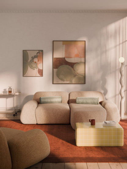 Wolzania Modular Corner Sofa, Bouclé, 3-Seater