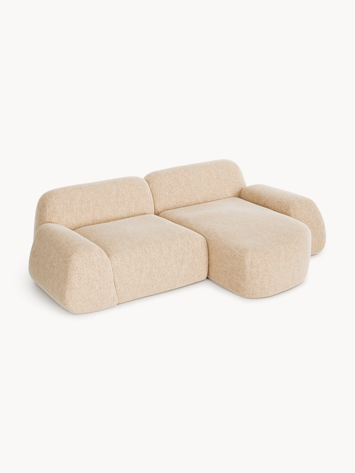 Wolzania Modular Corner Sofa, Bouclé, 3-Seater