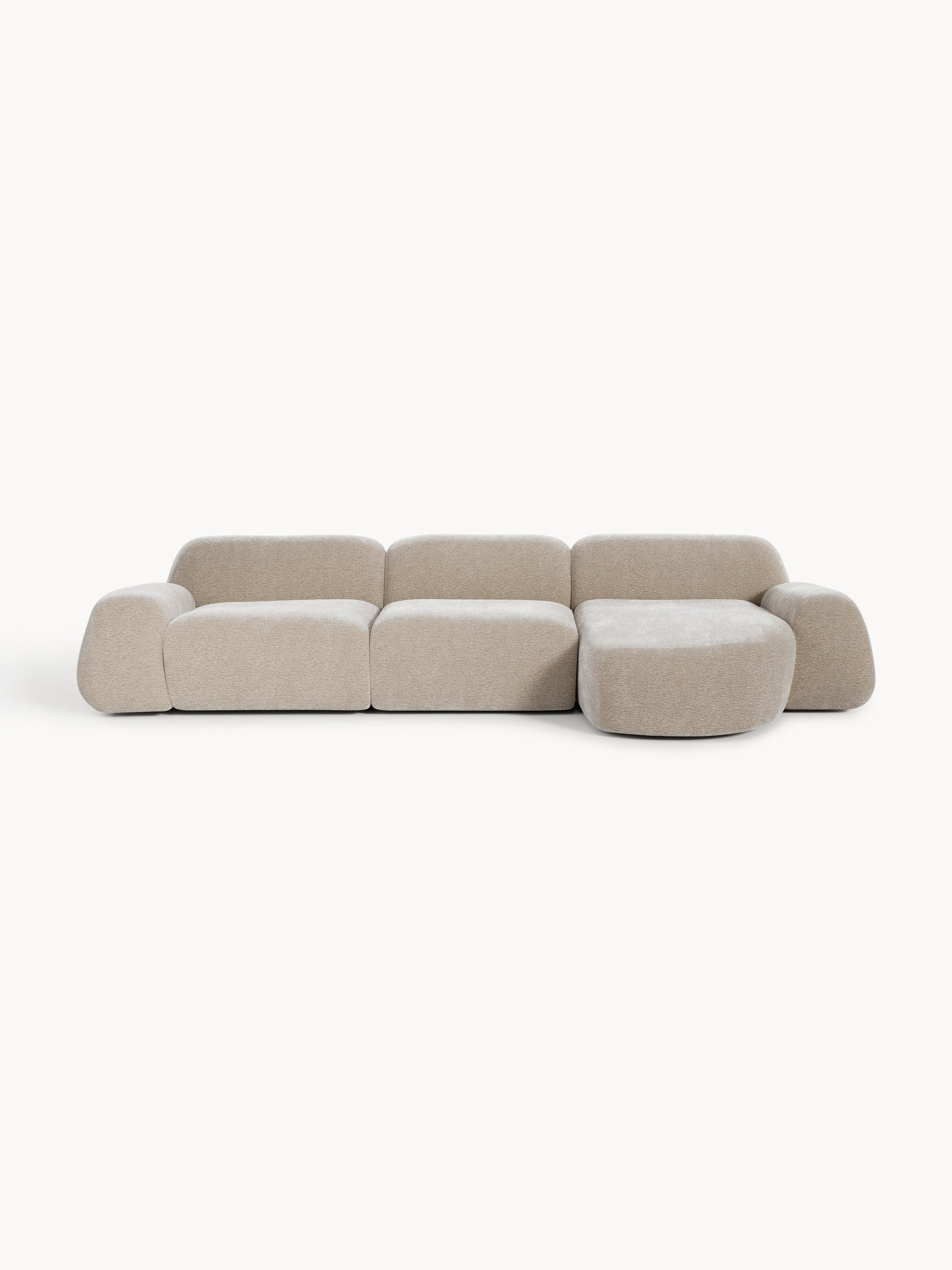 Wolzania Modular Teddy Corner Sofa (4-Seater)