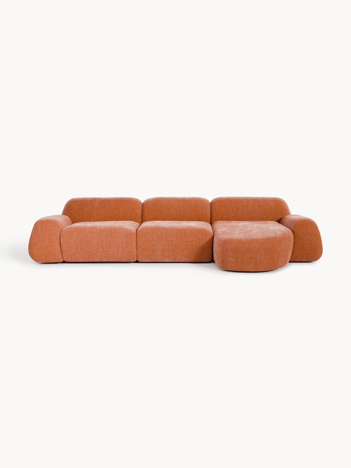 Wolzania Modular Teddy Corner Sofa (4-Seater)