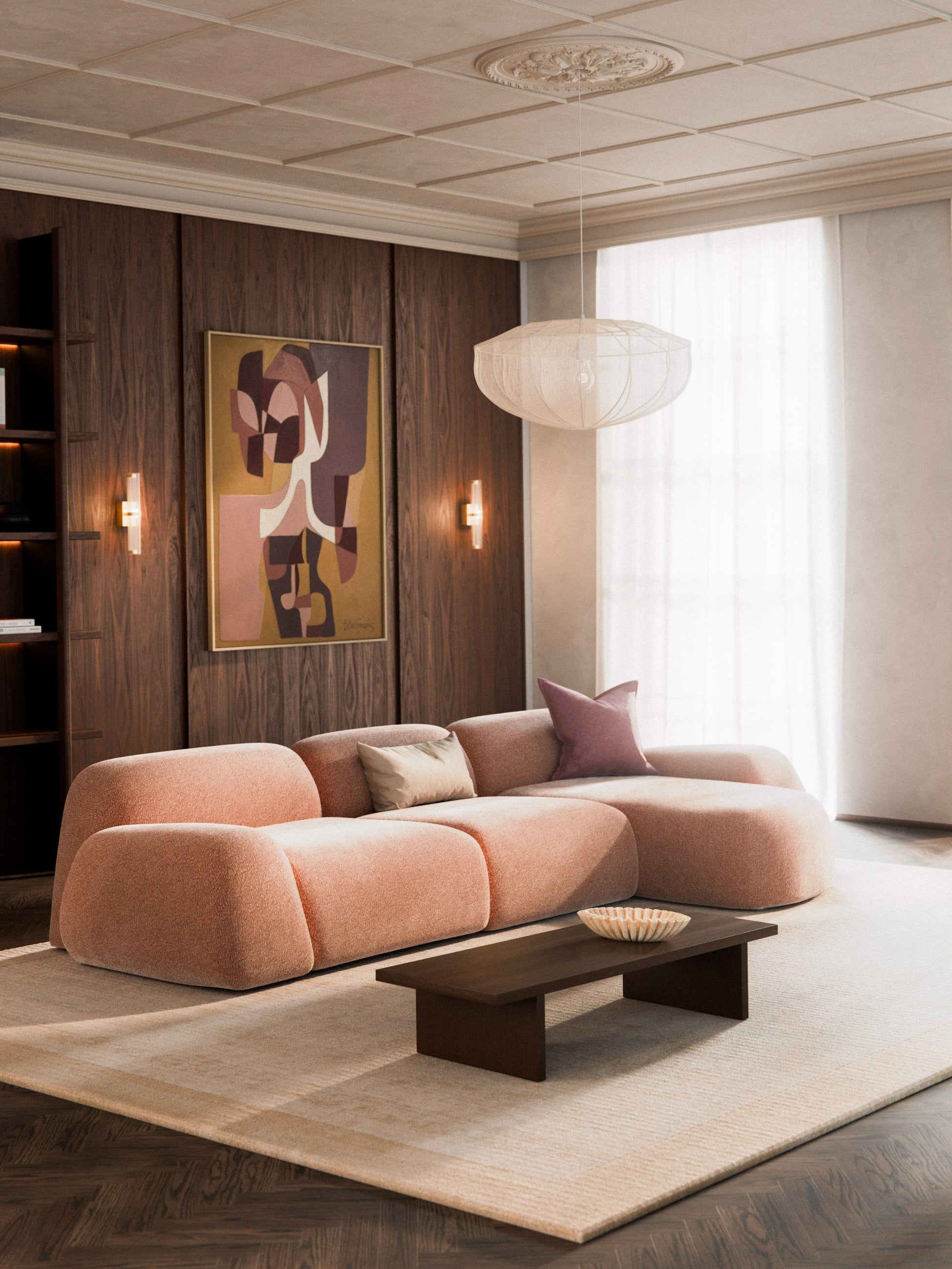 Wolzania Modular Teddy Corner Sofa (4-Seater)