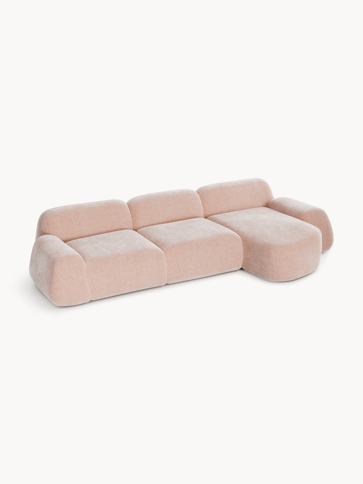Wolzania Modular Teddy Corner Sofa (4-Seater)