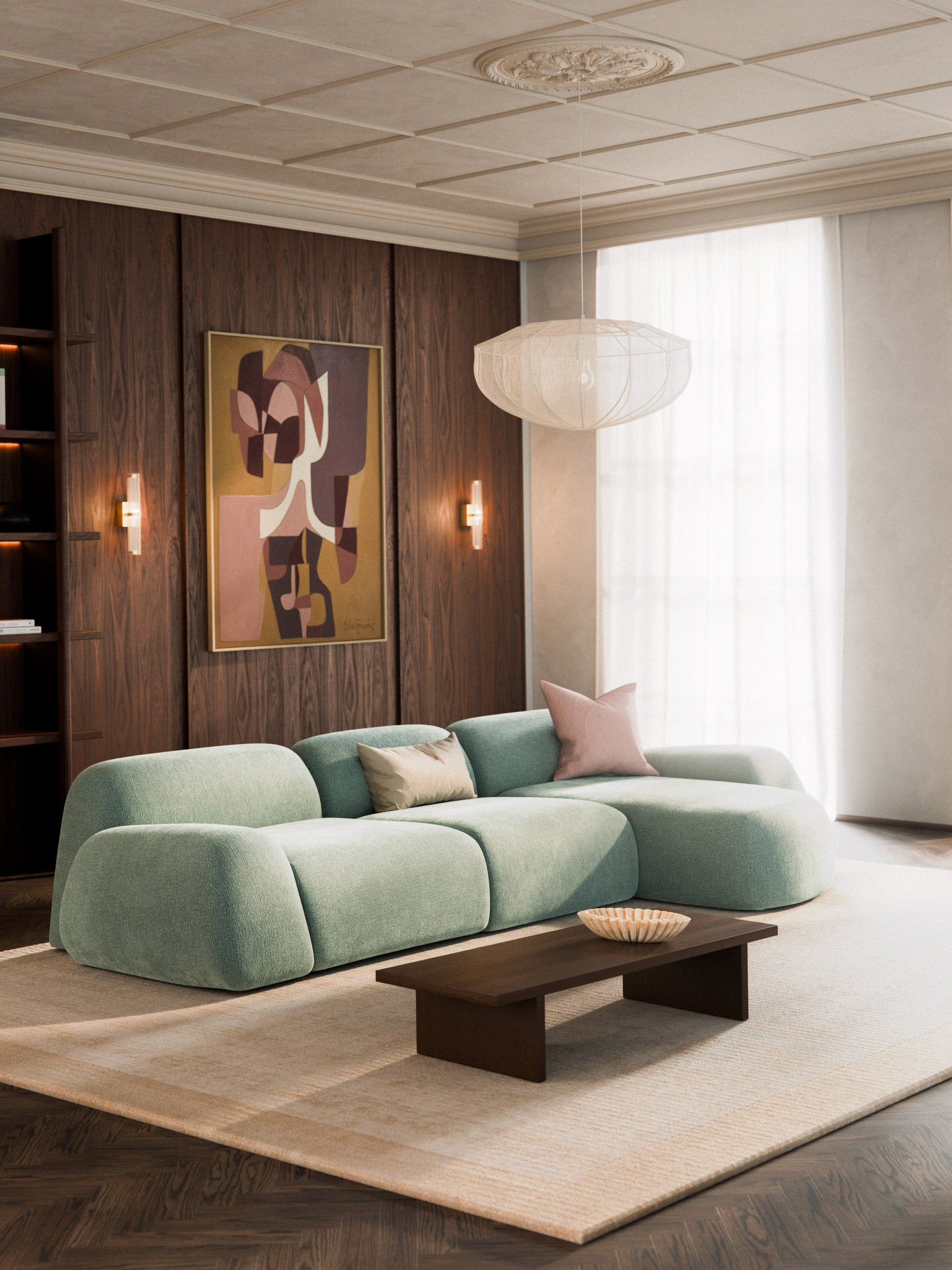 Wolzania Modular Teddy Corner Sofa (4-Seater)