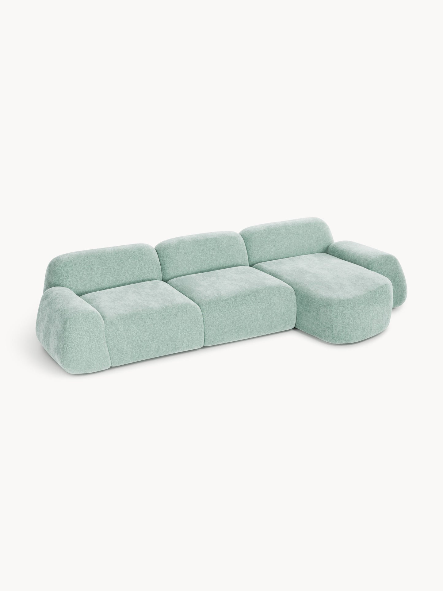 Wolzania Modular Teddy Corner Sofa (4-Seater)