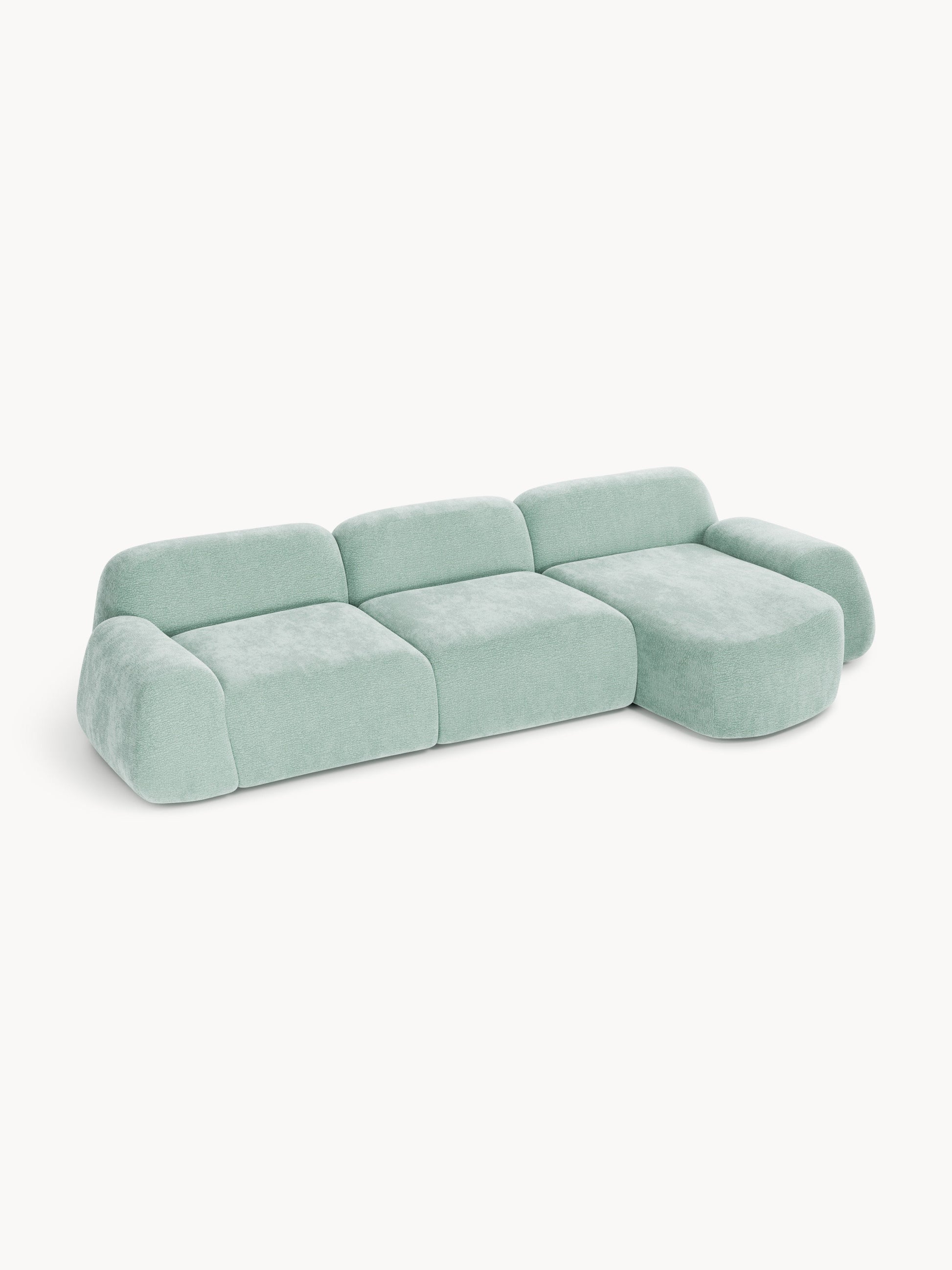 Wolzania Modular Teddy Corner Sofa (4-Seater)