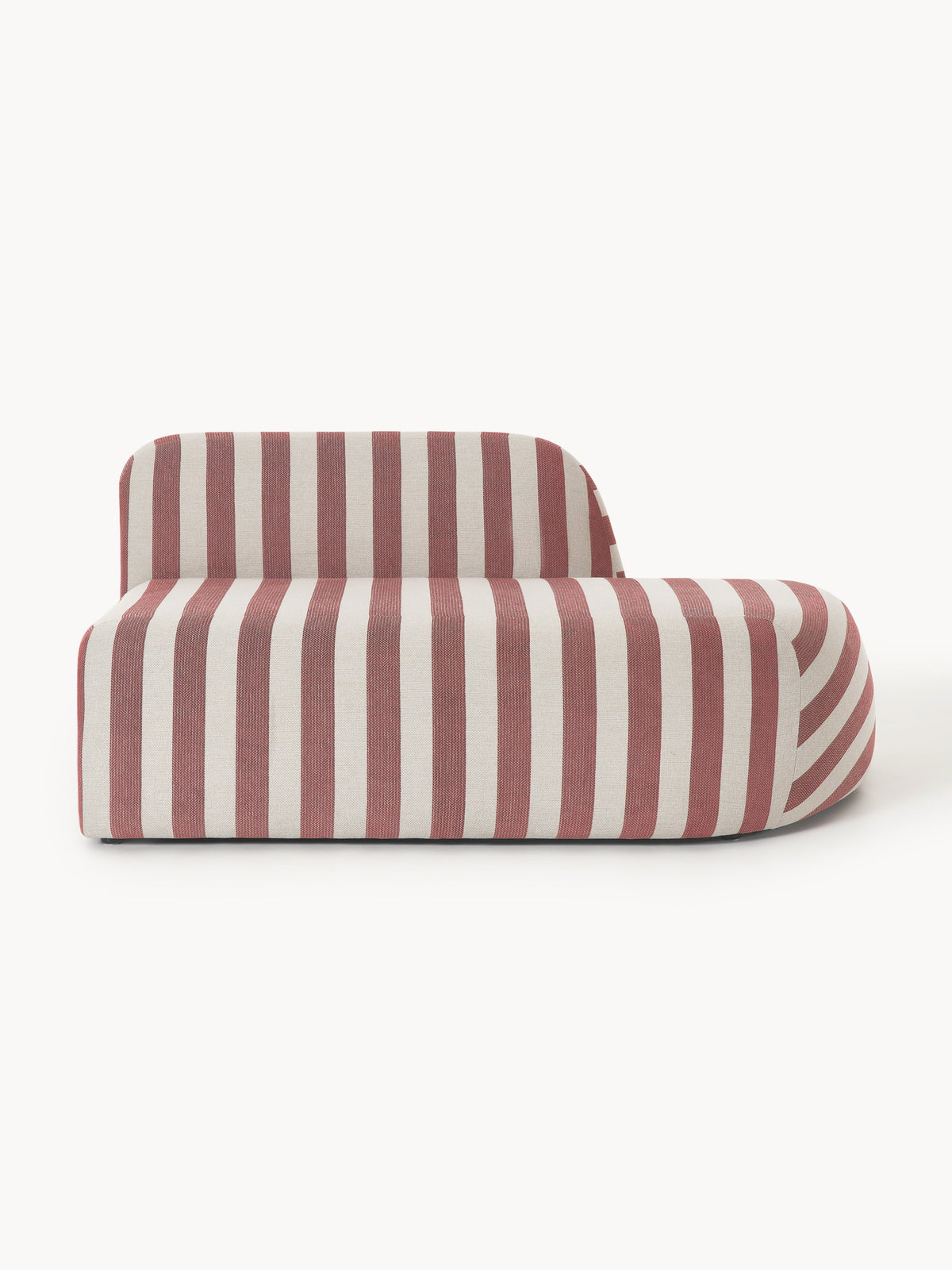 Wolzania Striped Chaise Module