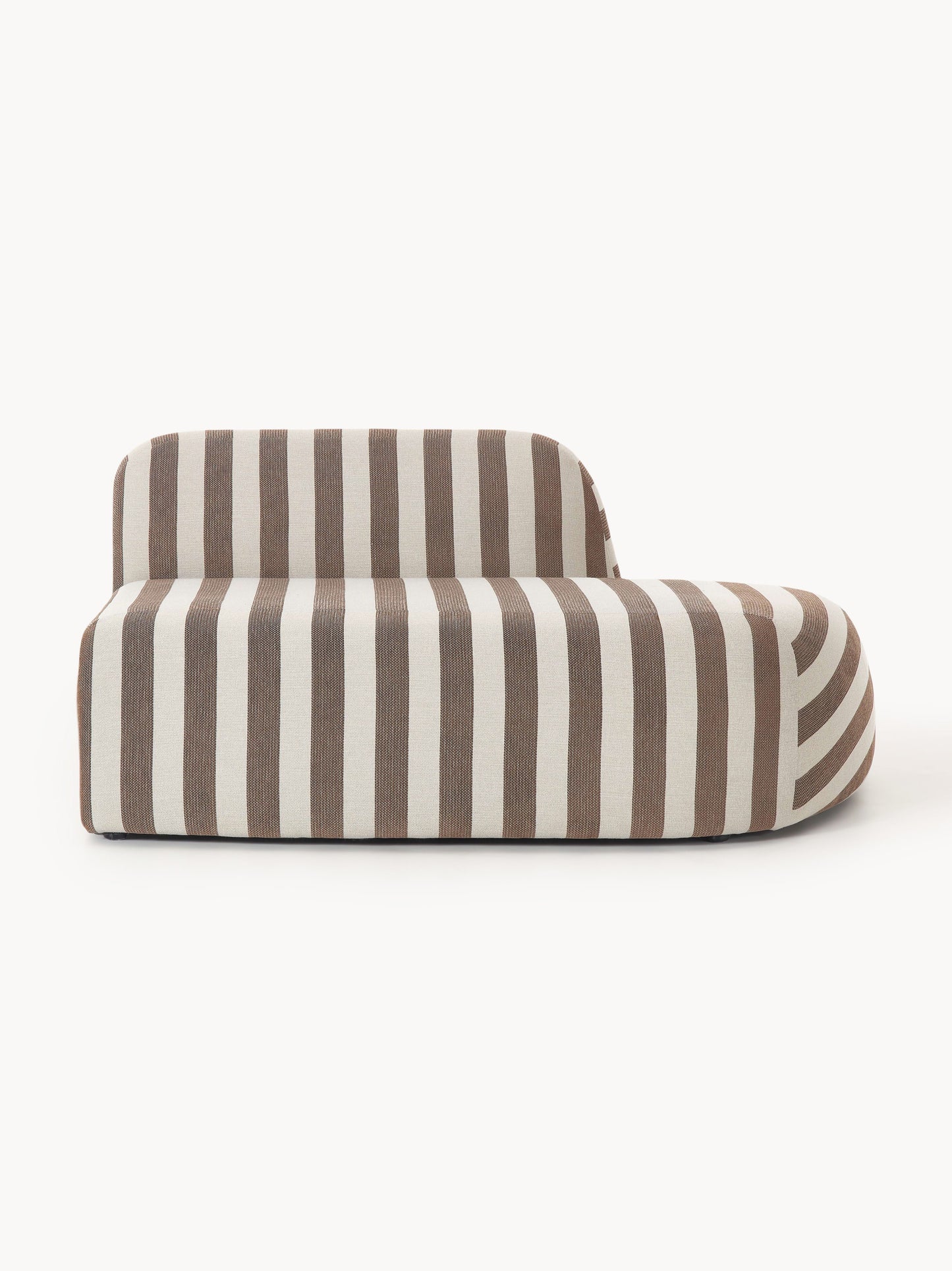 Wolzania Striped Chaise Module