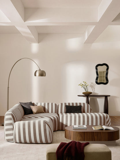 Wolzania Striped Chaise Module