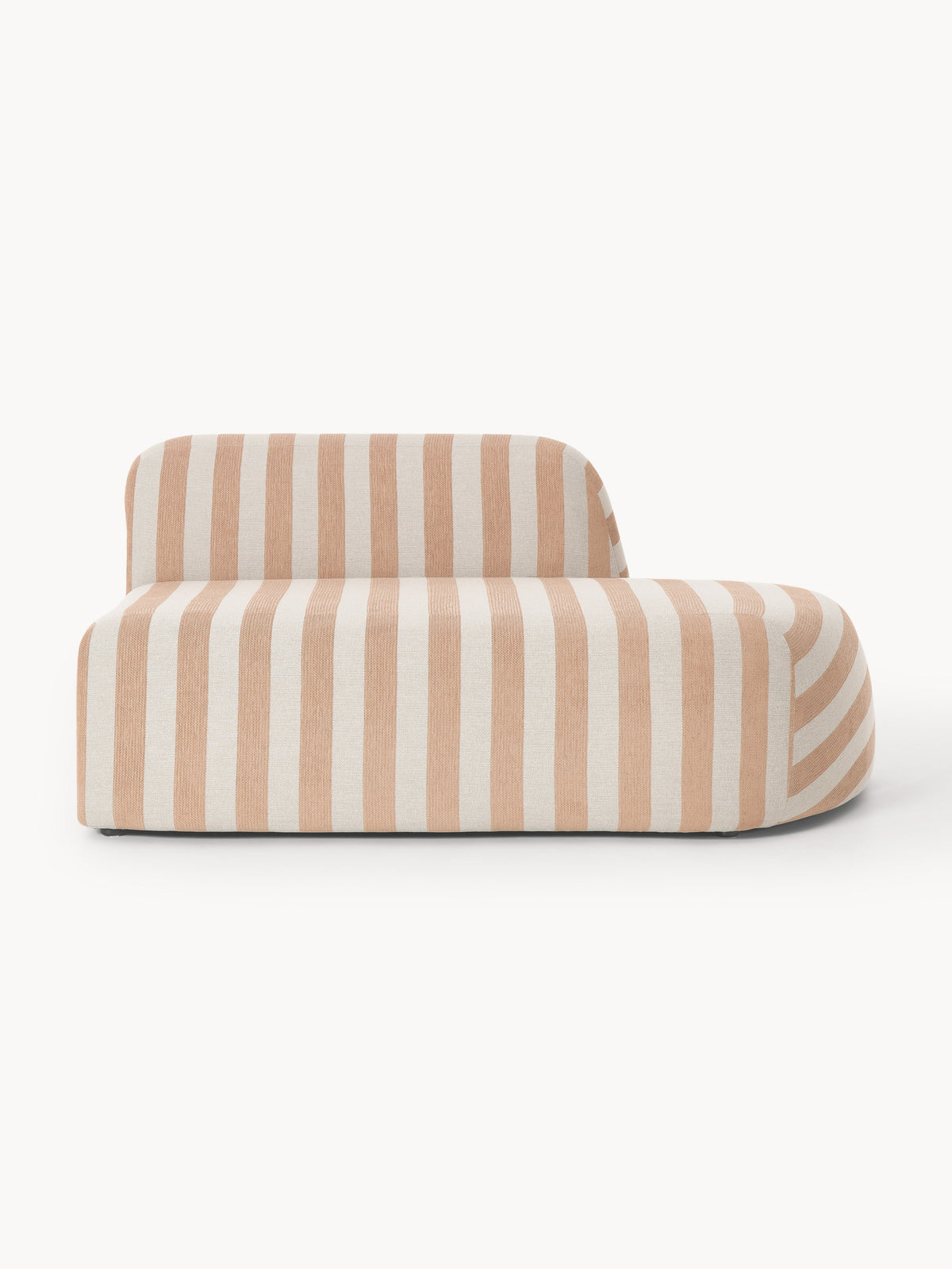 Wolzania Striped Chaise Module