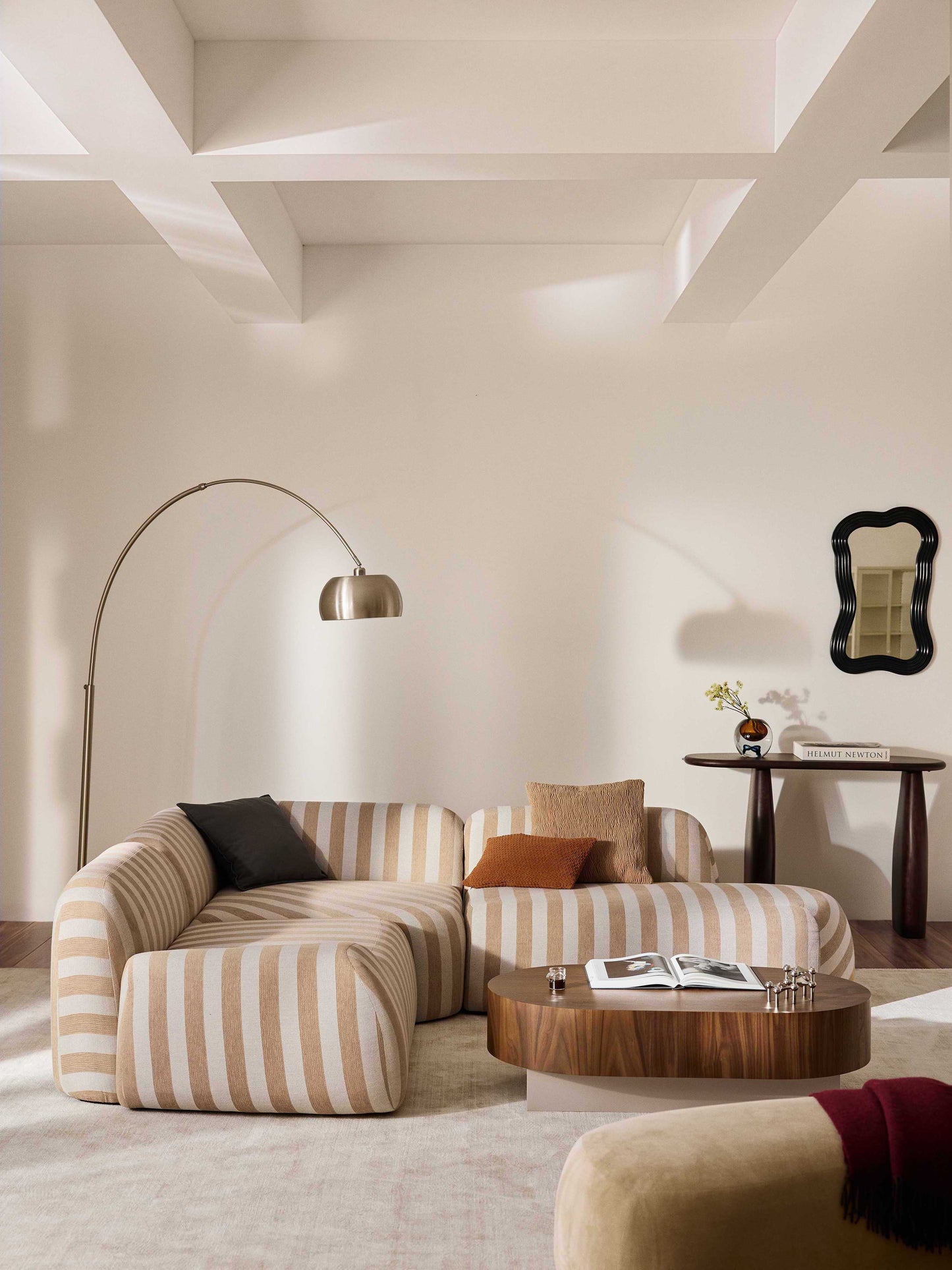 Wolzania Striped Chaise Module