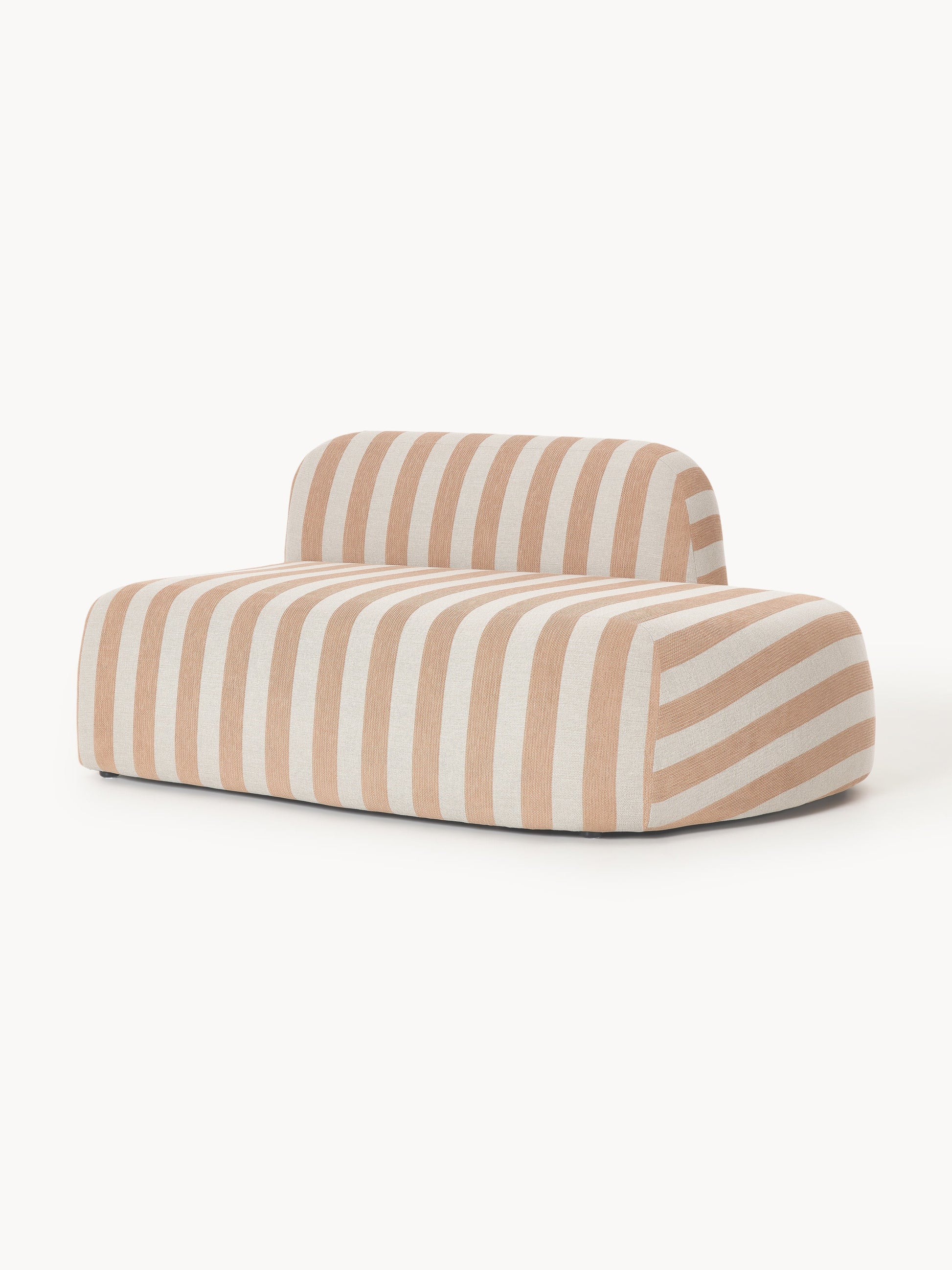 Wolzania Striped Chaise Module
