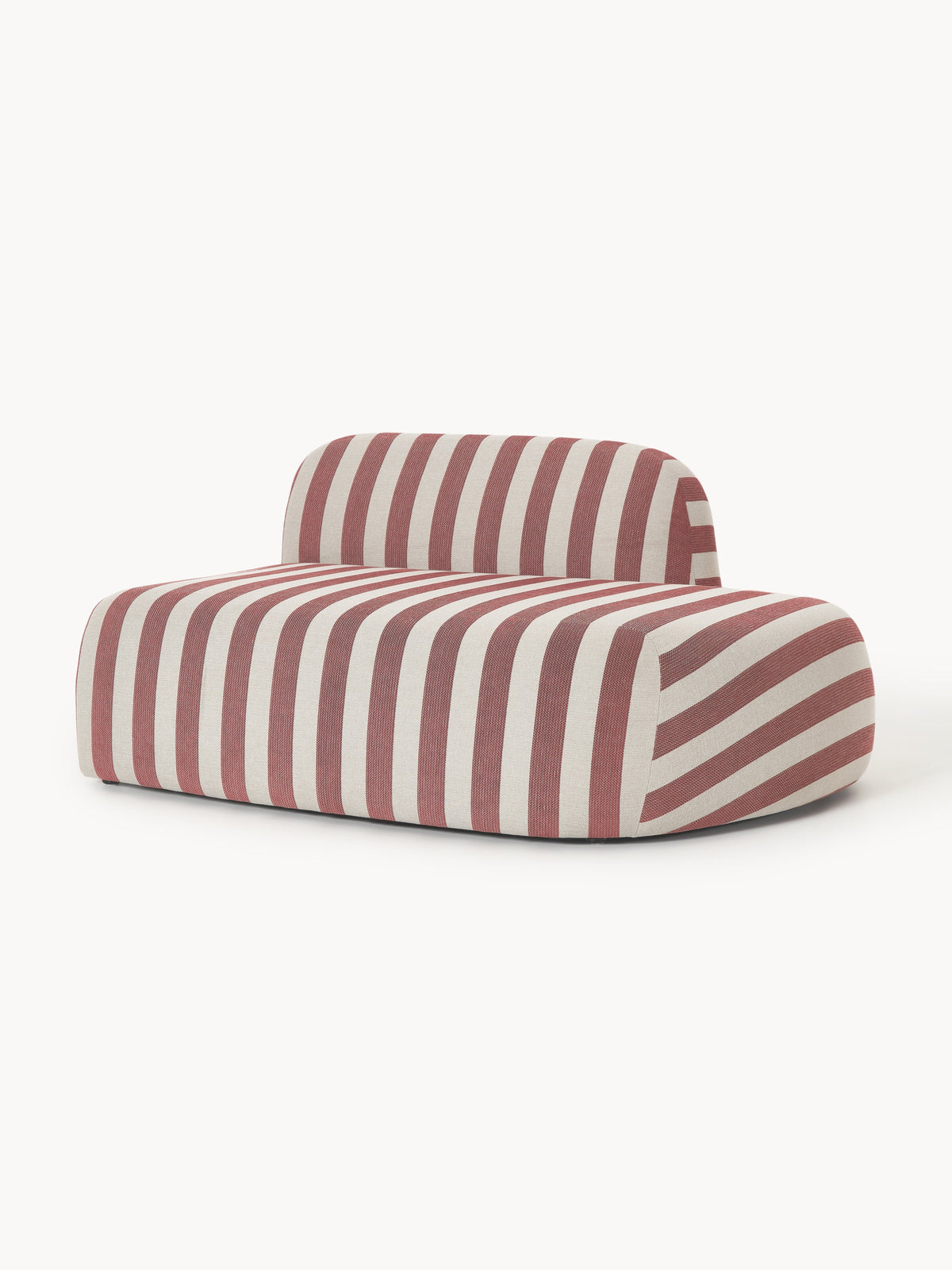 Wolzania Striped Chaise Module