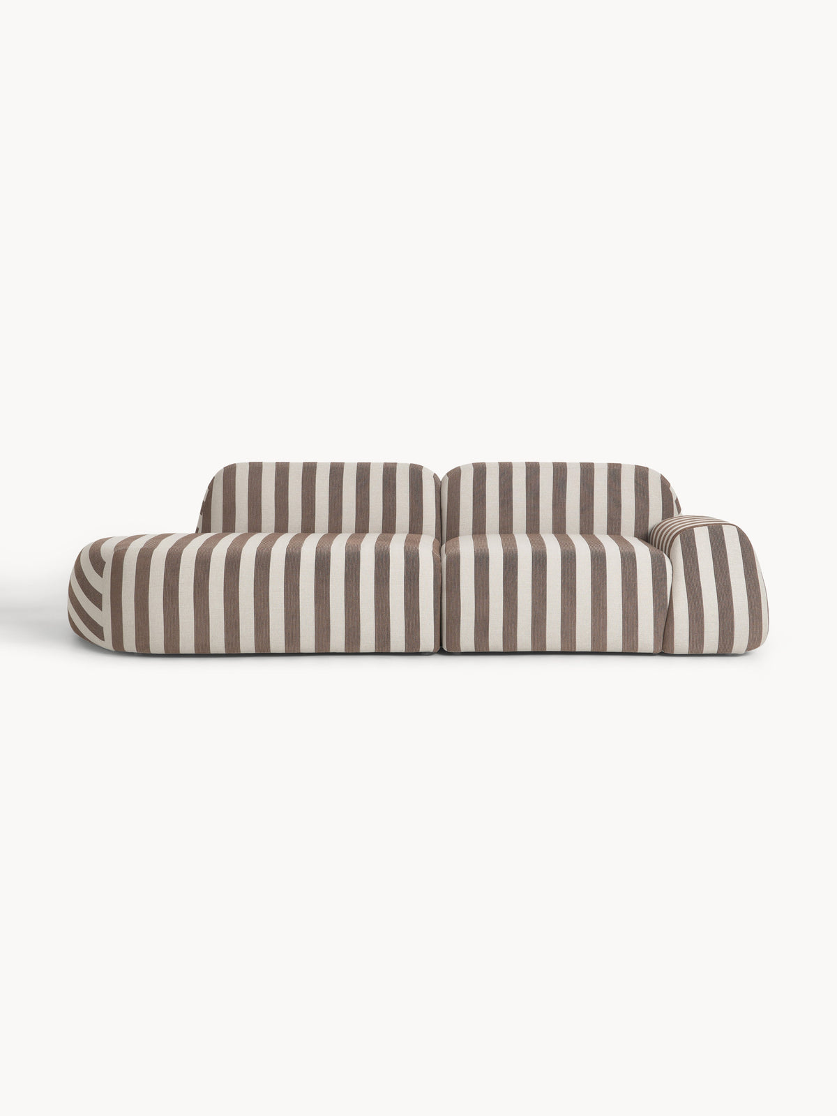 Wolzania Striped Modular Sofa (3-Seater)