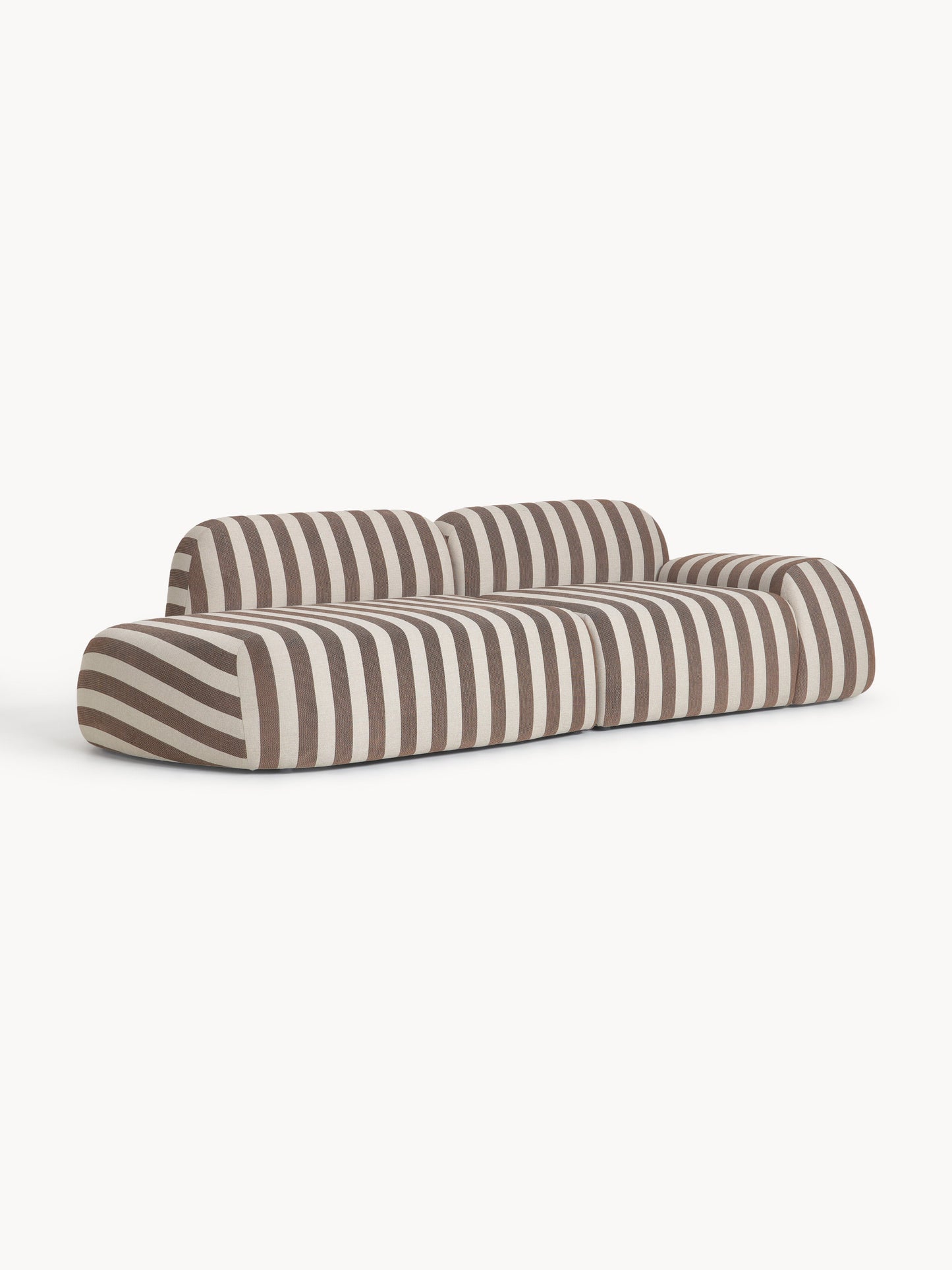 Wolzania Striped Modular Sofa (3-Seater)