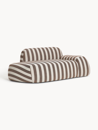 Wolzania Striped Sofa (2-Seater) with Chaise Longue