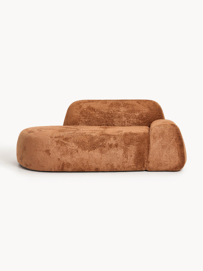 Wolzania Teddy Bouclé Sofa (2-Seater) with Chaise Longue