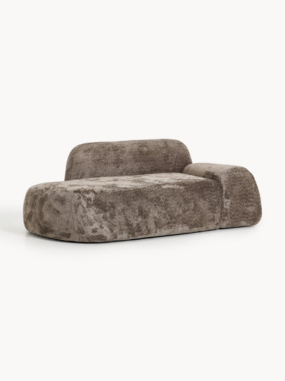 Wolzania Teddy Bouclé Sofa (2-Seater) with Chaise Longue